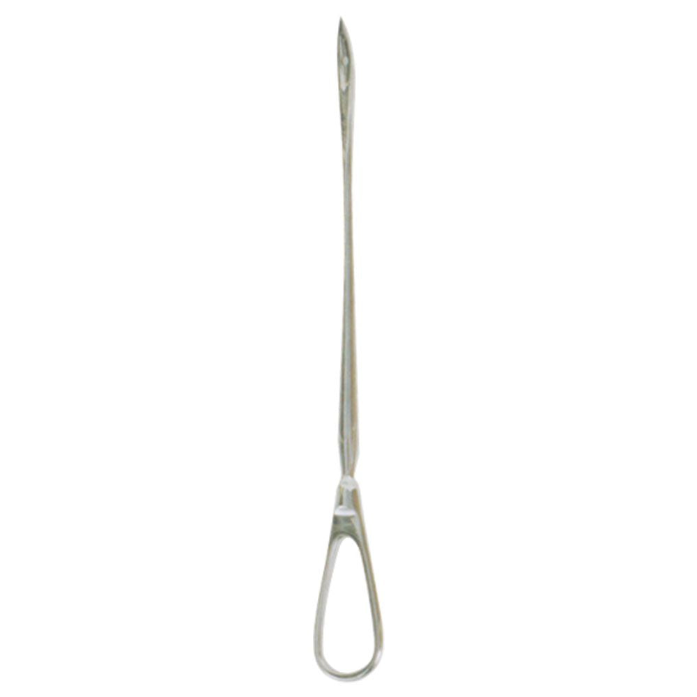 20 cm Buhner needle for treating vaginal prolapse in ewes.