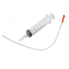 Lamb feeding catheter & syringe