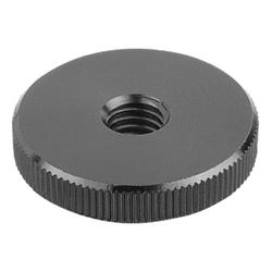 Round knurled thumb nut for Blitz Kerner captive bolt device.