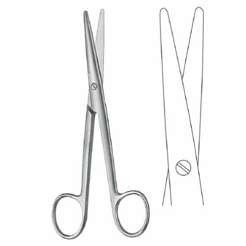 Autopsy dissection scissors 17cm