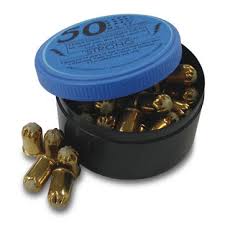 Blue activators for Blitz Kerner captive bolt device.