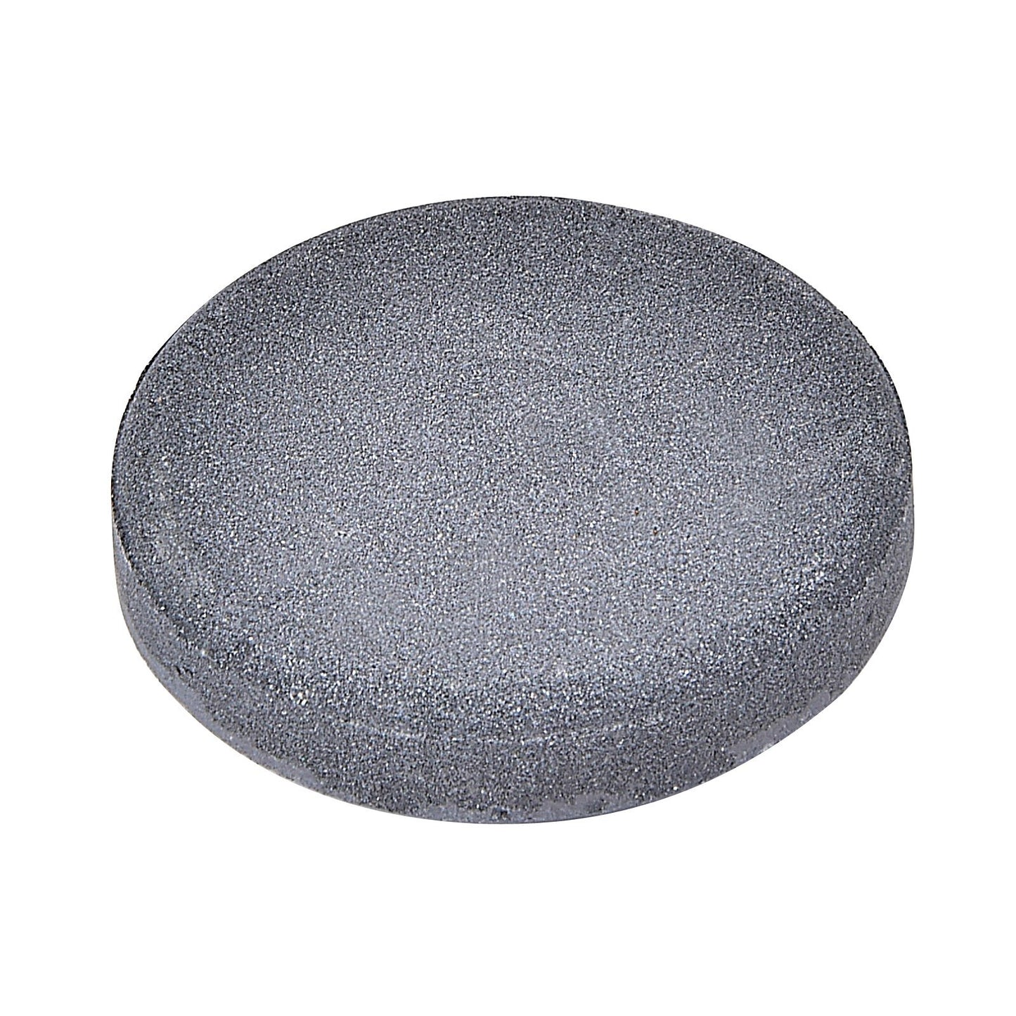 Round, double-sided, pocket sharpening stone
