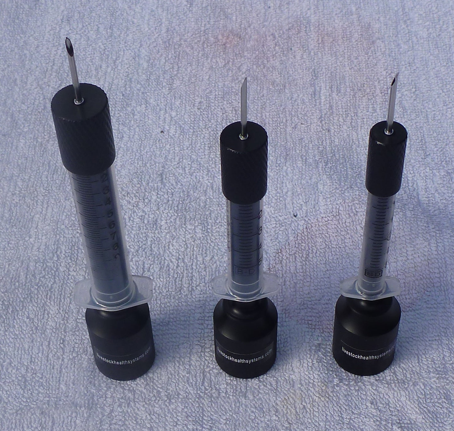Syringe adapters for JW jabstick, 10, 5 & 3 mL